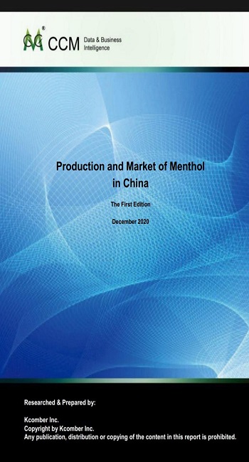 Production and Market of Menthol in China